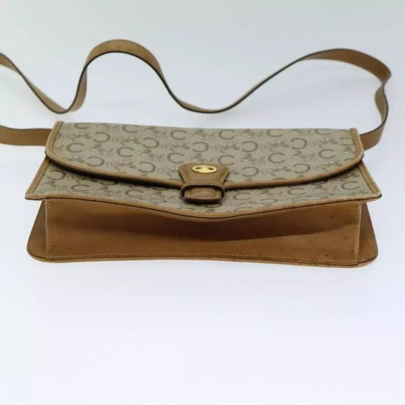 CELINE C Macadam Canvas Shoulder Bag Beige Auth - Picture 7 of 16